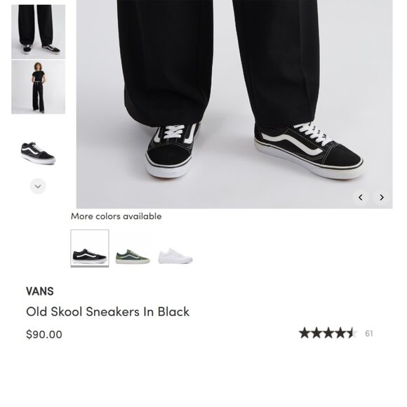 💮2/$40💮 Vans Off the Wall Old Skool Sneakers - Picture 10 of 10